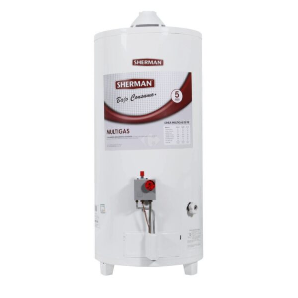 TERMOTANQUE SHERMAN TPGP080MSH13 80Lts MG