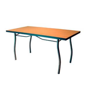 MESA DAKOT BARCELONA canyon oak/aluminio 1,50