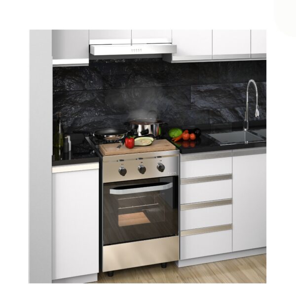 COCINA SAHO KUMA 2 Hornallas 55cm a.inox. - Image 4