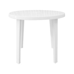 MESA DE JARDIN QUALITY 14468 0,90m blanca