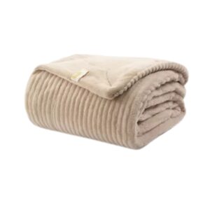 FRAZADA PALETTE LE PARC 1½  pzas simil piel