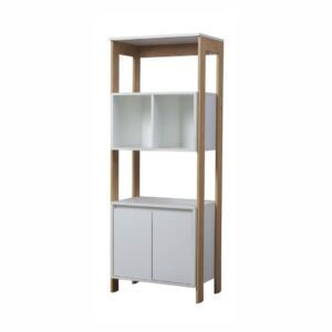 MODULO RICCHEZZE CALABRIA 2 puertas Hickory/bco